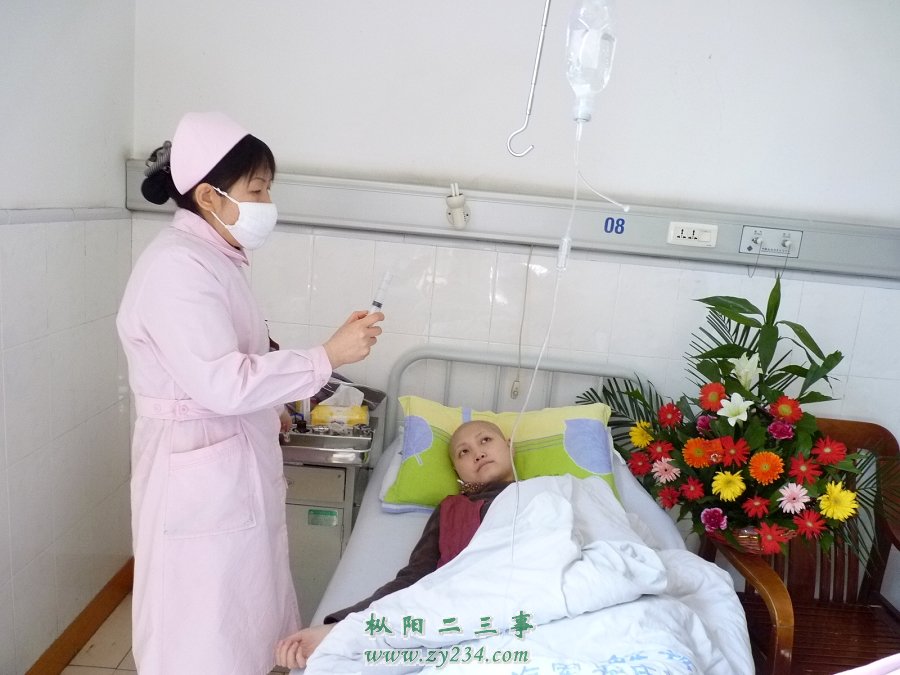 躺在病榻上的陆萍姑娘