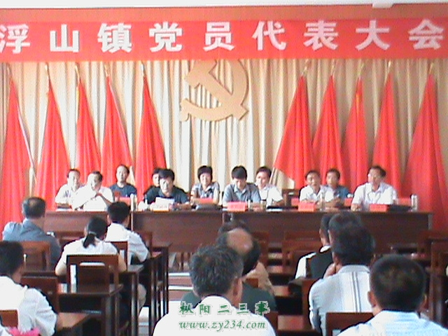 浮山镇召开党员代表大会