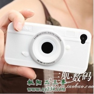 个性 iTake iphone 4 外壳 硅胶套 照相机造型保护套 手机套-40.jpg