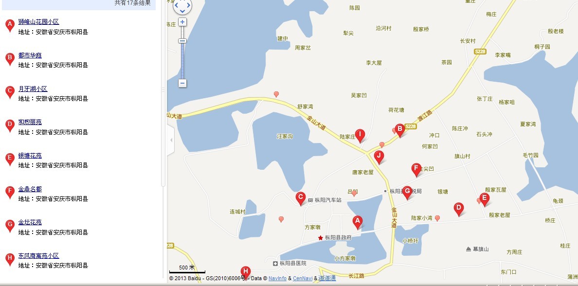 小区位置图