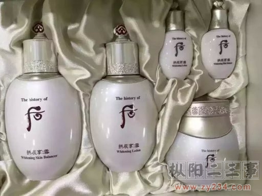 whoo后 雪美白水分膏三件套套盒